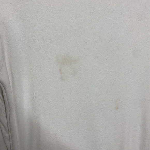 VERONICA BEARD Theresa Ruched Turtleneck‎ Top White Modal Synched Long Sleeve M - Picture 7 of 7